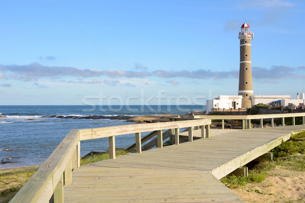 Lighthouse in Jose Ignacio near Punta del Este, Uruguay Stock photo © xura