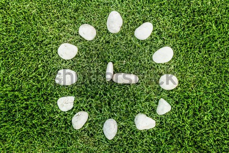 circle of stone decoration concept   Stock photo © yanukit