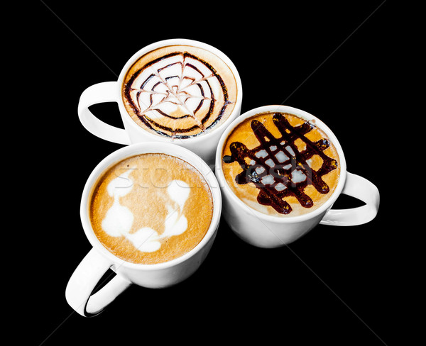 latte art design in mug Stock photo © yanukit