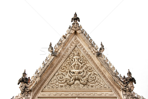 Thai temple antique archway at Petchaburi,Thailand Stock photo © yanukit