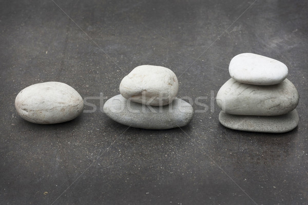 123 step with stone Stock photo © yanukit