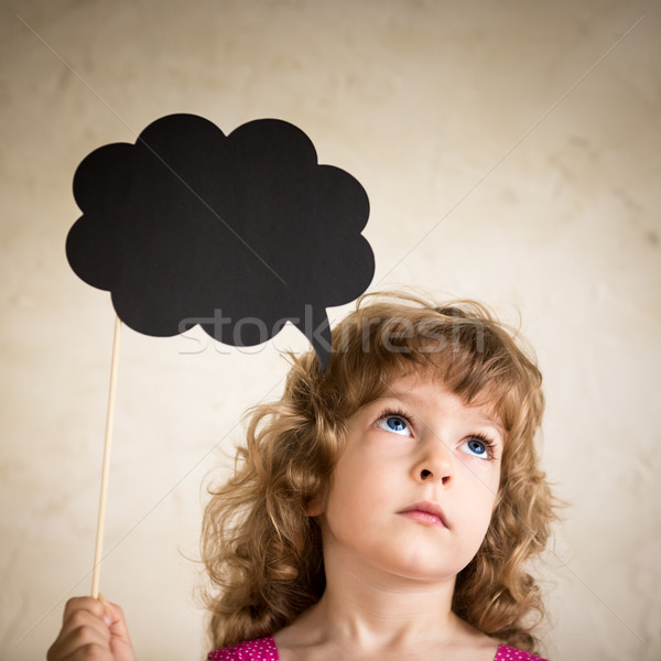 Confusion confondre enfant papier nuage bébé [[stock_photo]] © Yaruta