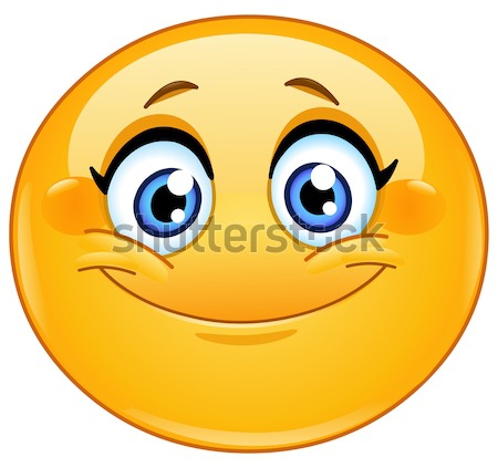 Annoyed emoticon Stock photo © yayayoyo