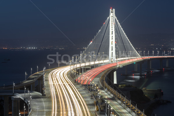 San Francisco-Oakland Bay Bridge Eastern Span at Night. Stock photo © yhelfman