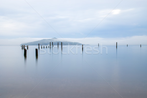 Sausalito Old Pier at Dawn Stock photo © yhelfman