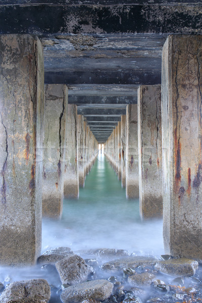 Under Fort Baker Pier Stock photo © yhelfman