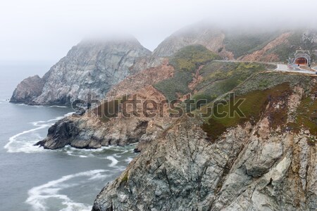 Slide nebbia natura Ocean viaggio onda Foto d'archivio © yhelfman