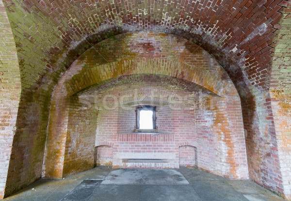 Pusty fort punkt historyczny kamieniarstwo Zdjęcia stock © yhelfman