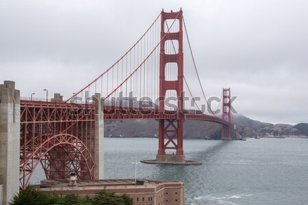 Golden Gate Bridge from the Welcome Center, San Francisco, California, USA Stock photo © yhelfman