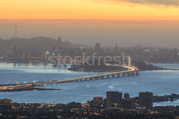 Dusk over San Francisco. Stock photo © yhelfman