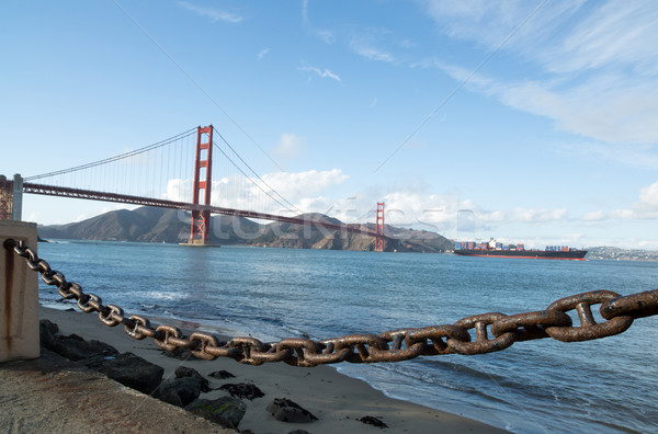 Golden Gate Bridge from Fort Point in San Francisco Stock photo © yhelfman