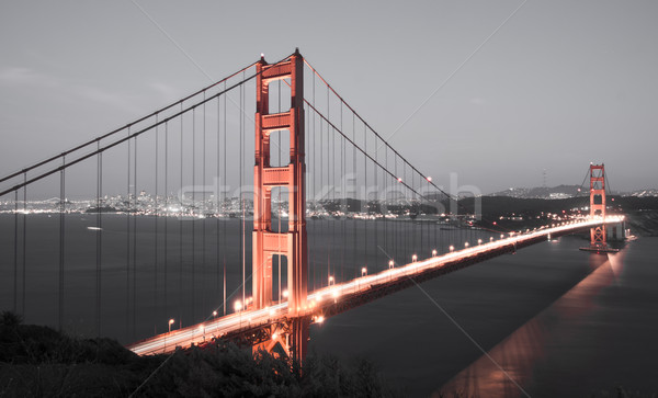 Golden Gate Bridge San Francisco Skyline batterie Californie USA [[stock_photo]] © yhelfman