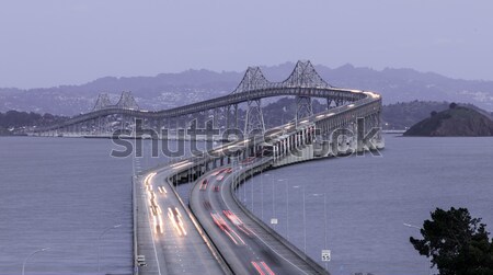 Dusk Over The Richmond-San Rafael Bridge Stock photo © yhelfman