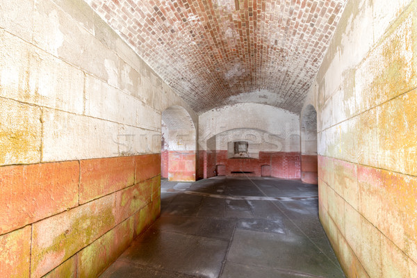Empty corridors beneath Fort Point National Historic Site Stock photo © yhelfman