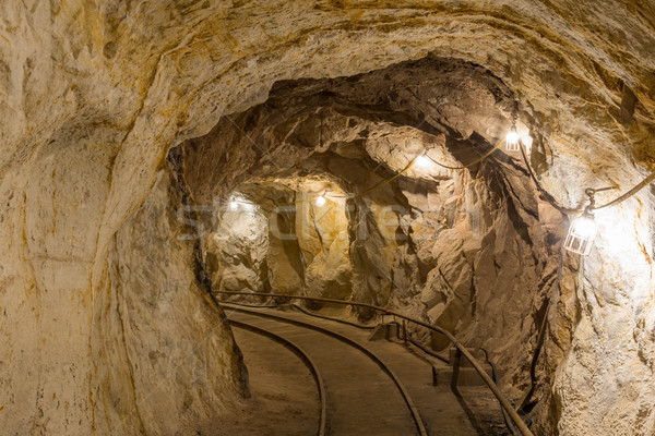 Inside Hazel-Atlas Mine in Black Diamond Regional Preserve. Stock photo © yhelfman