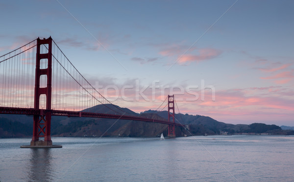 Golden-Gate Bridge at Sunset, San Francisco, California Stock photo © yhelfman