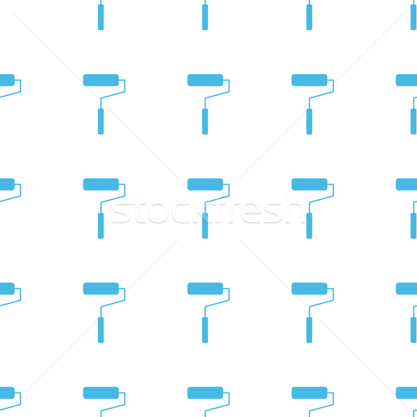 Verf rechtdoor patroon afbeelding lijnen witte Stockfoto © ylivdesign
