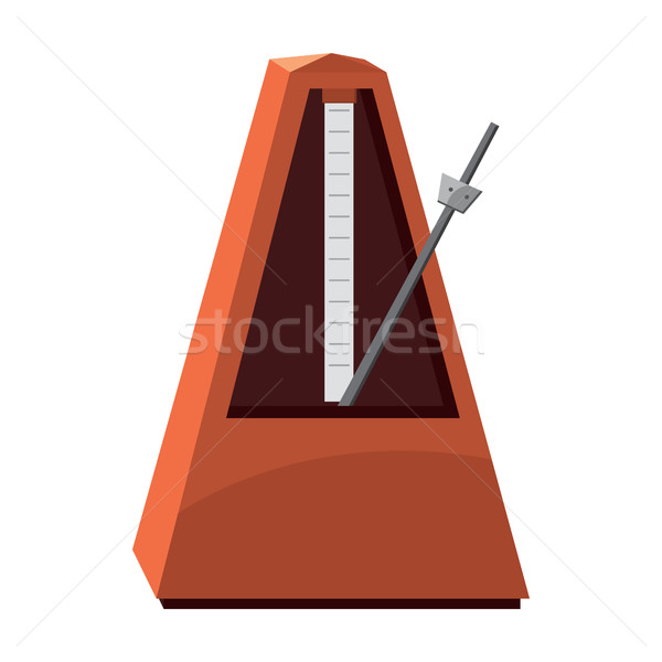 Classic metronome icon, cartoon style Stock photo © ylivdesign