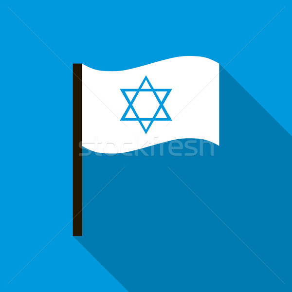 White flag with the Star of David icon  Stock photo © ylivdesign