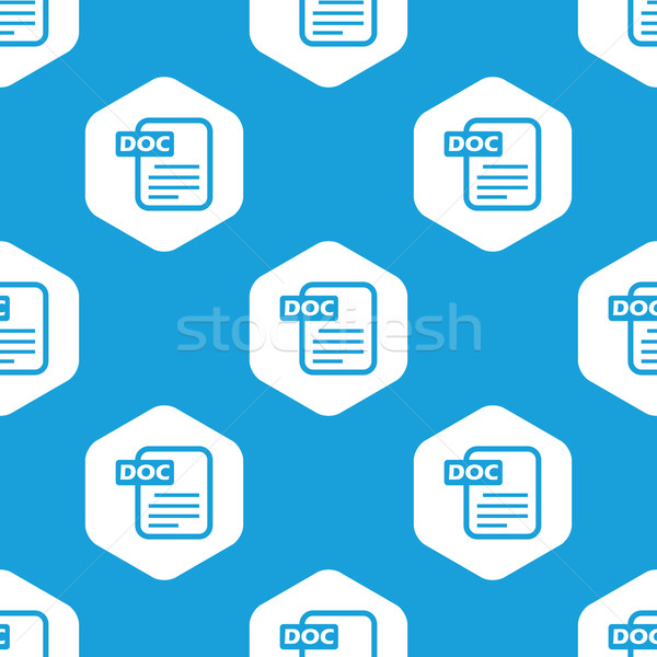 Doc file hexagon pattern Stock photo © ylivdesign