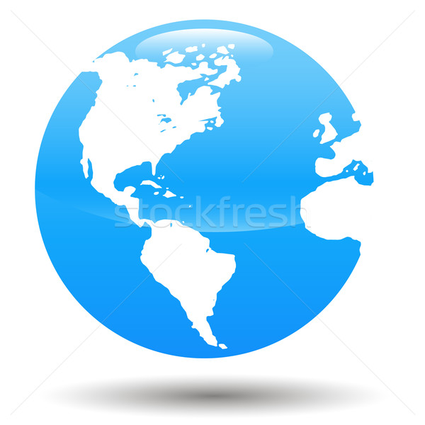 3d Globe Stock photo © ylivdesign