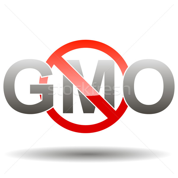 Editable GMO-free sign Stock photo © ylivdesign