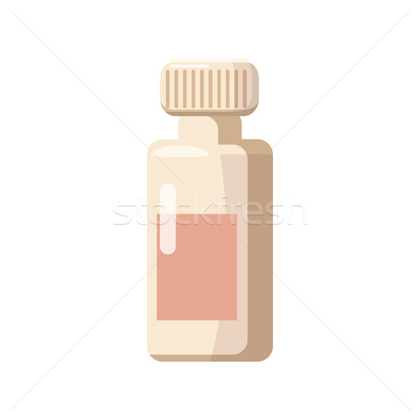 Medicine bottle icon, cartoon style  Stock photo © ylivdesign