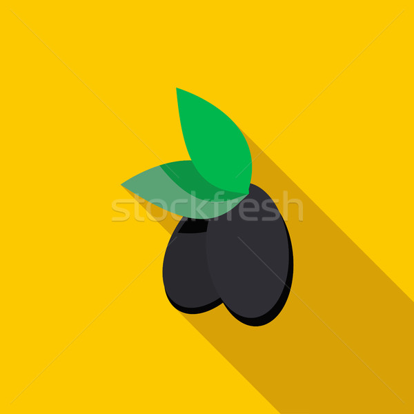 Сток-фото: оливками · икона · стиль · долго · тень · аннотация