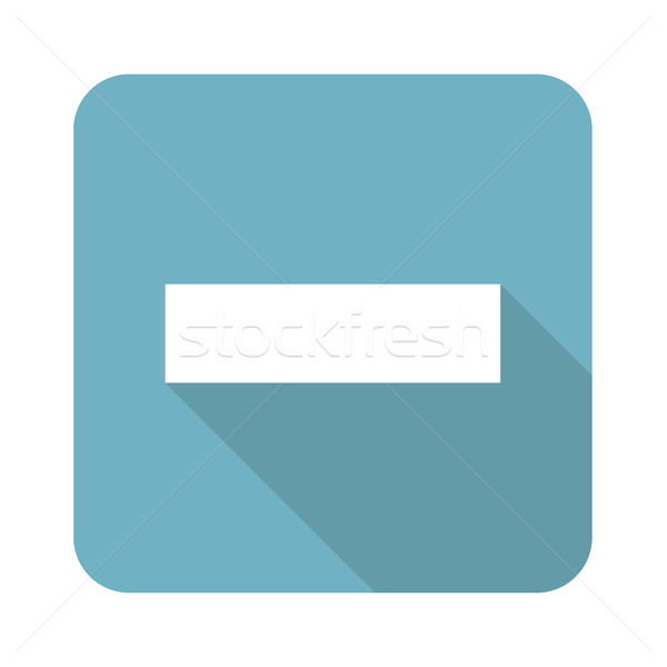 Menos icono vector cuadrados símbolo aislado Foto stock © ylivdesign