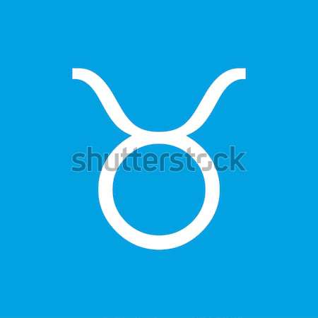 Taurus black icon Stock photo © ylivdesign