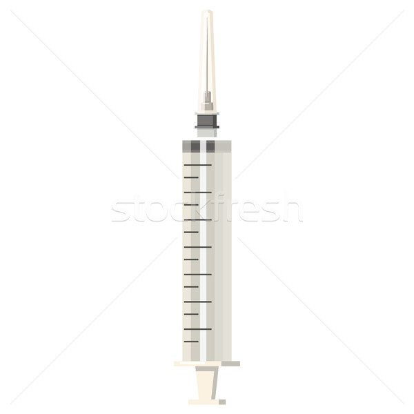 Syringe icon, cartoon style  Stock photo © ylivdesign