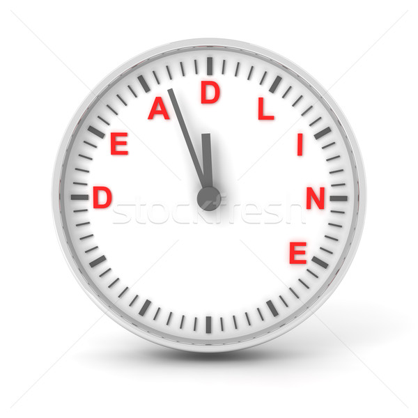 [[stock_photo]]: Horloge · date · limite · texte · rendu · 3d · fond · signe