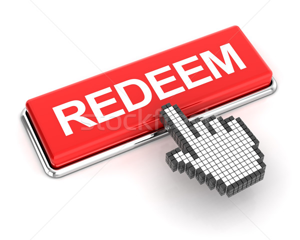Clicking a redeem button, 3d render Stock photo © ymgerman