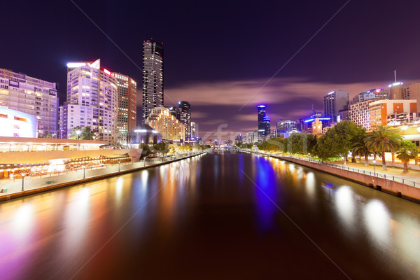 Stock photo: View of Yarra river in Melbourne, Australia