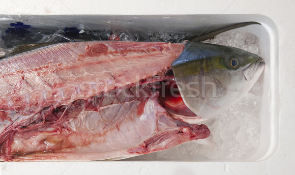 Frescos peces japonés mercado primer plano hielo Foto stock © ymgerman