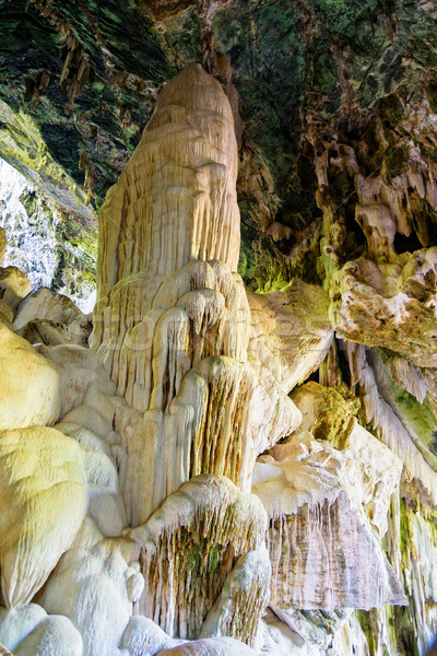 Mağara doğal güzel doğa iz ada Stok fotoğraf © Yongkiet