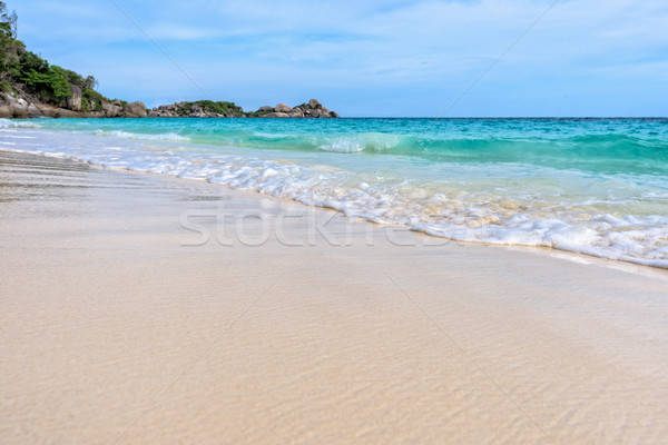 Beach and waves at Similan National Park in Thailand Stock photo © Yongkiet