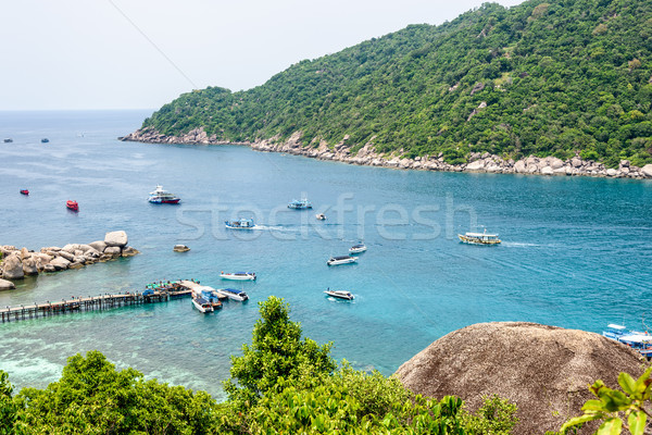 Sea at Tao and Nang Yuan island Stock photo © Yongkiet