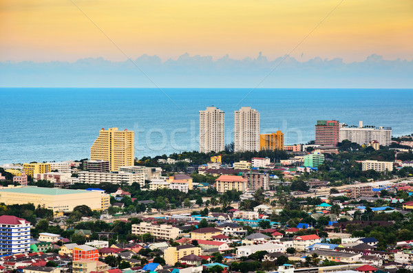 Beautiful landscaped of Hua Hin city Stock photo © Yongkiet