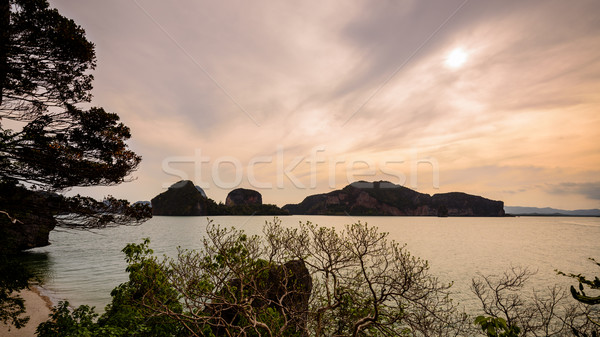 Beautiful sea around the Khao Tapu Island Stock photo © Yongkiet