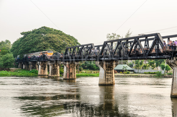 Bridge over the River Kwai Stock photo © Yongkiet