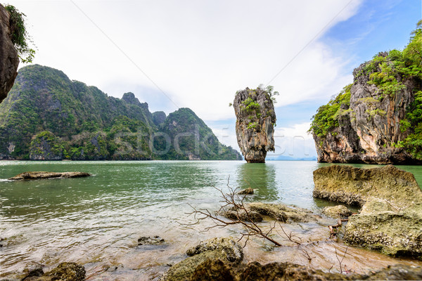 Landscape Khao Tapu or James Bond Island Stock photo © Yongkiet