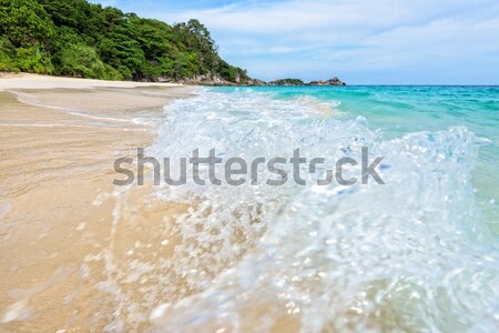 Foto d'archivio: Spiaggia · onde · parco · Thailandia · bella · panorama