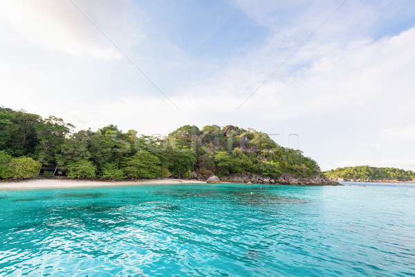 Honeymoon Bay and beach in Similan island, Thailand Stock photo © Yongkiet