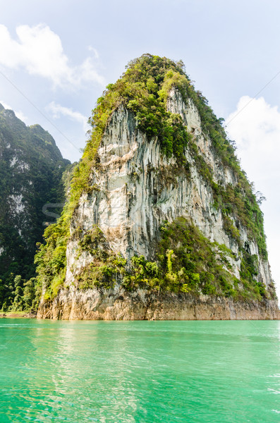 Beautiful island and green lake ( Guilin of Thailand ) Stock photo © Yongkiet