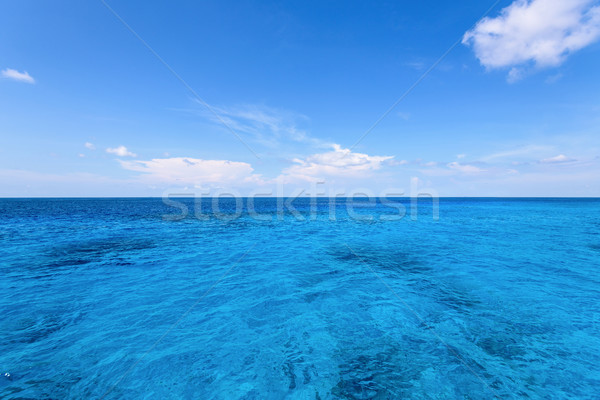 Blue sea and sky at Similan island Stock photo © Yongkiet