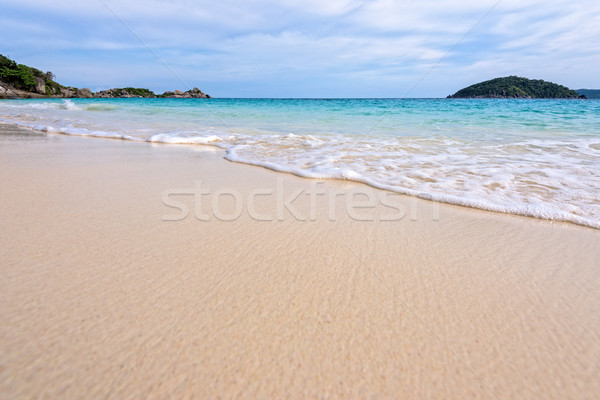 Beach and waves at Similan National Park in Thailand Stock photo © Yongkiet