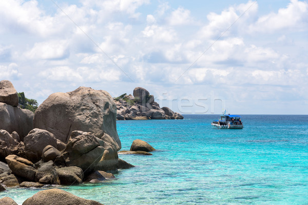 Beautiful landscapes at Koh Miang in Mu Koh Similan, Thailand Stock photo © Yongkiet