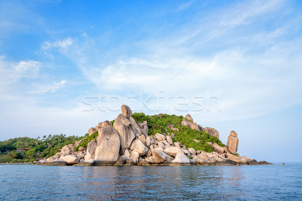 Buddha Point at cape in Ko Tao island Stock photo © Yongkiet