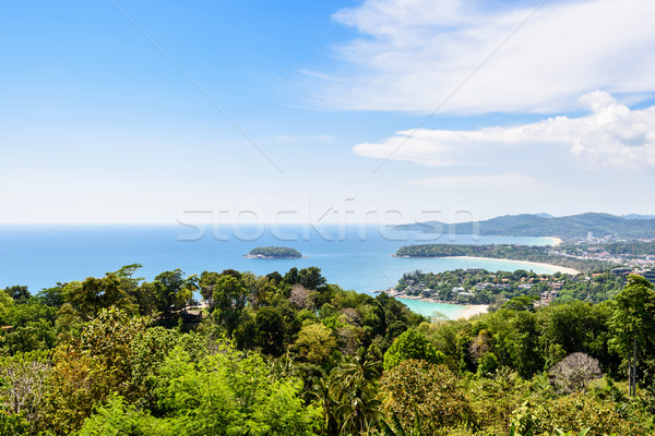 Groß Ansicht hat Insel szenische Stock foto © Yongkiet